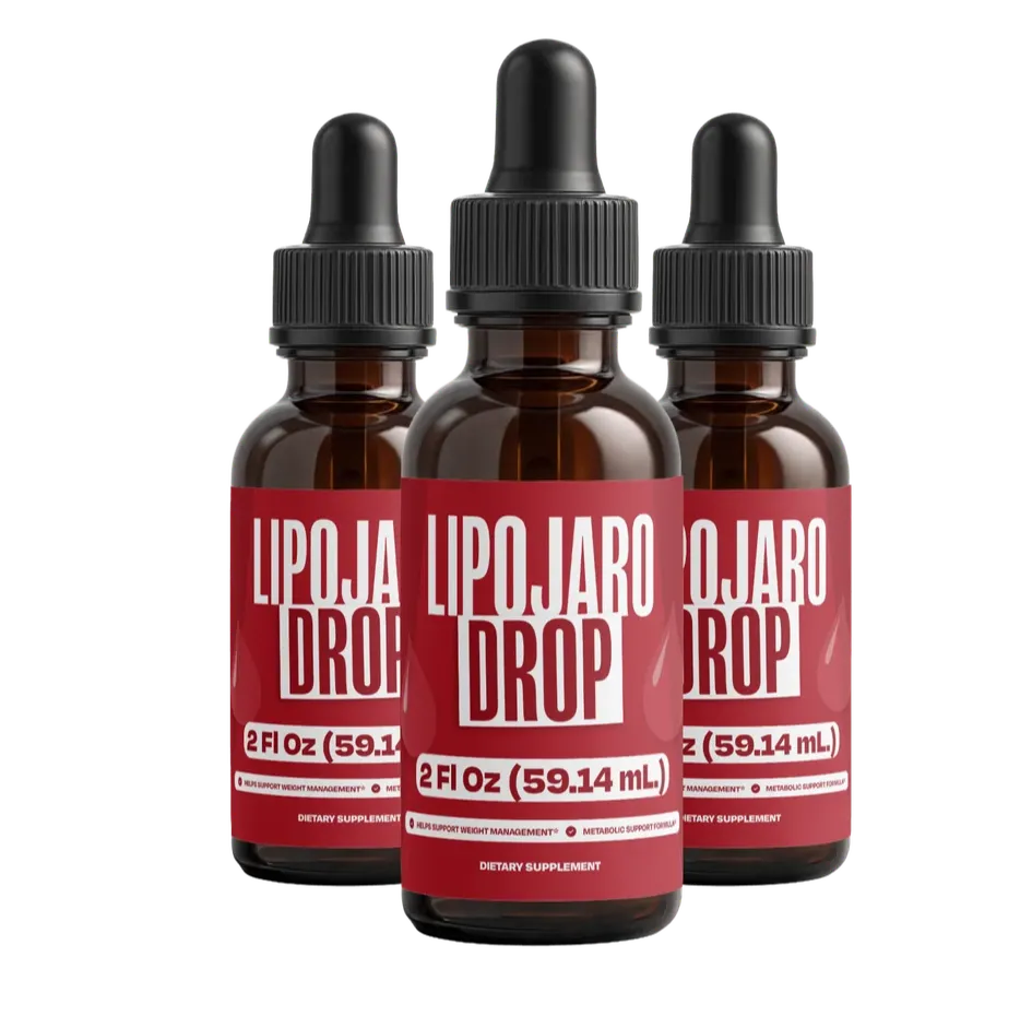 LipoJaro Drops natural fat metabolism supplement bottle