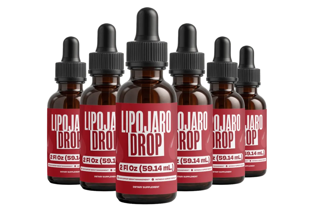 LipoJaro Drops 6 bottle best value package